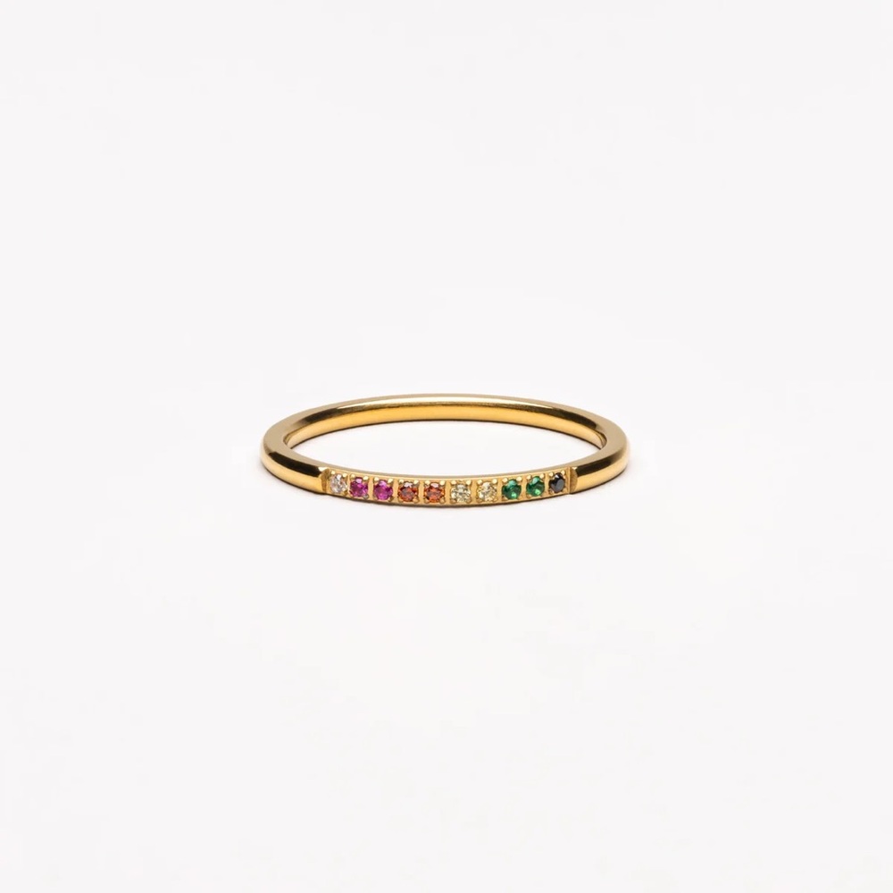 Atolea - Golden Hour Ring - Size 5 - New with Dust Bag
